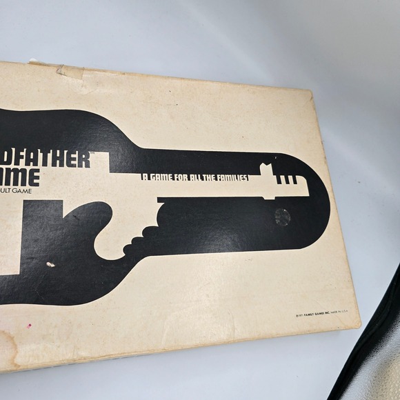 The Godfather Game Board Game Family Edition 1971 Vintage Rare Complete - Picture 4 of 12